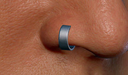 Vanilla Flat Ring - Nostril (R)