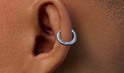 Vanilla Flat Ring - Helix Lower (L)