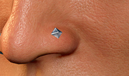 Pyramid Stud - Nostril (L)